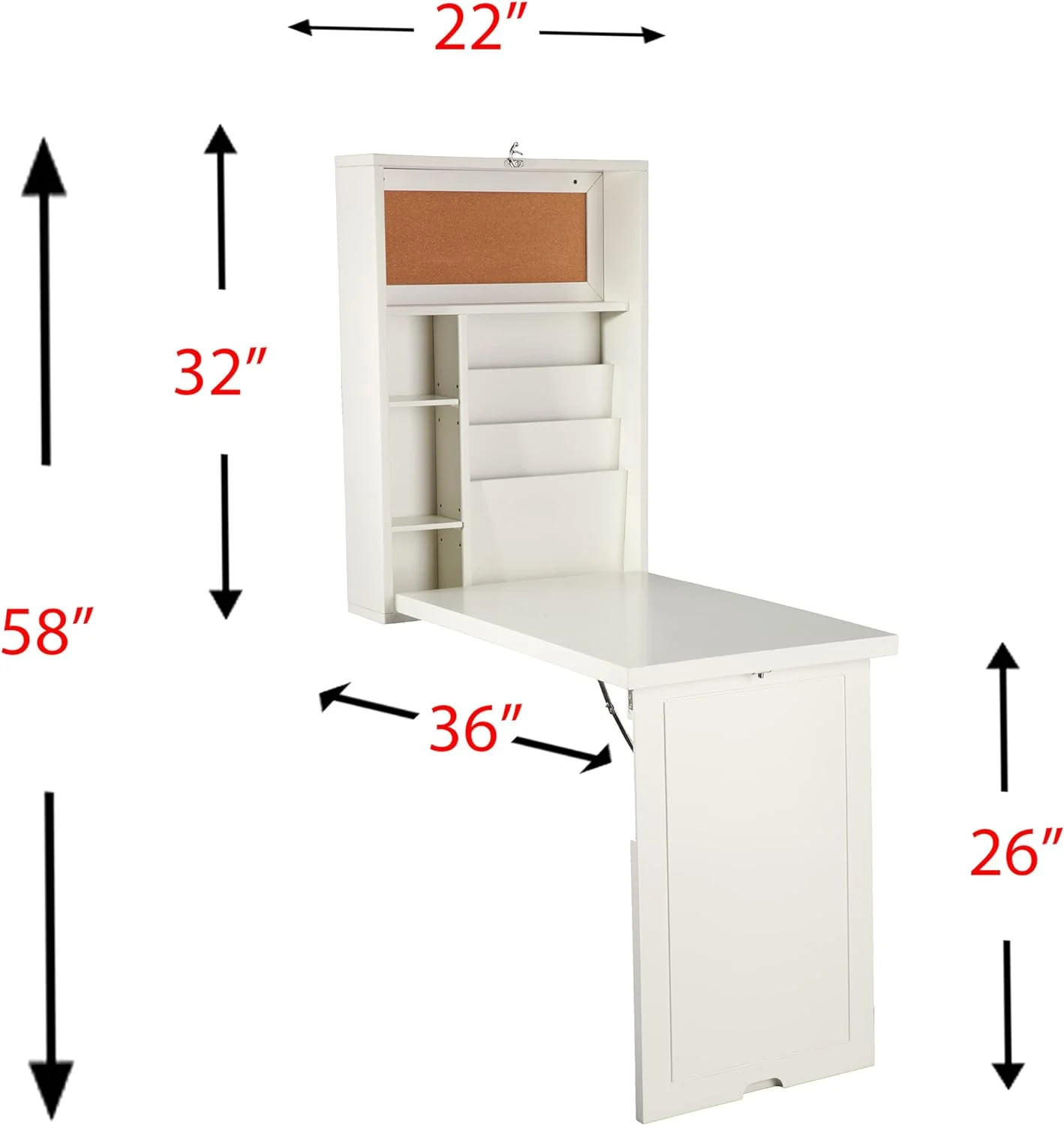 Convertible Desk - Antique White