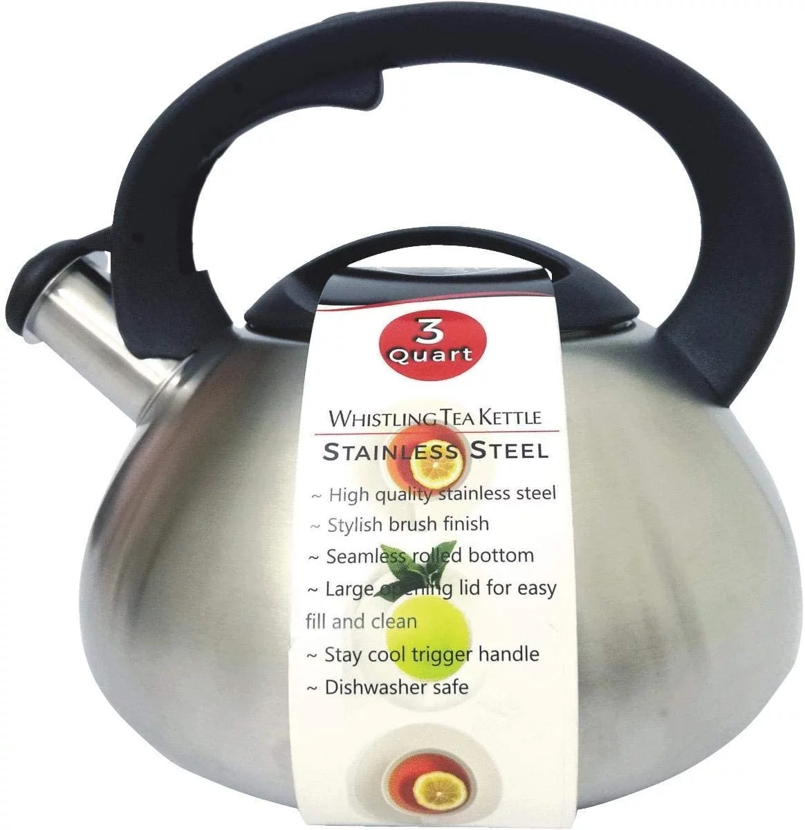 Culinary Edge 3 Qt. Whistling Tea Kettle