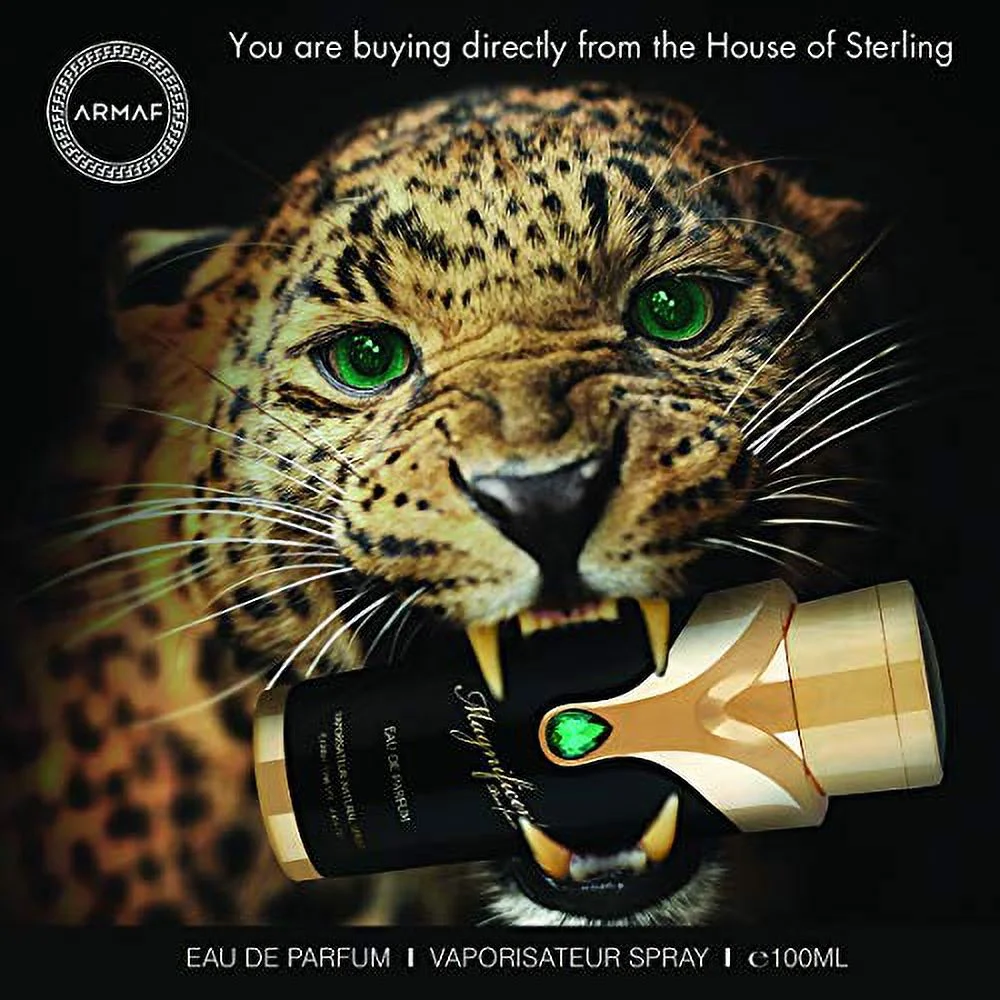 ARMAF Magnificent Pour Femme for Women Eau de Parfum Spray, 3.4 Ounce