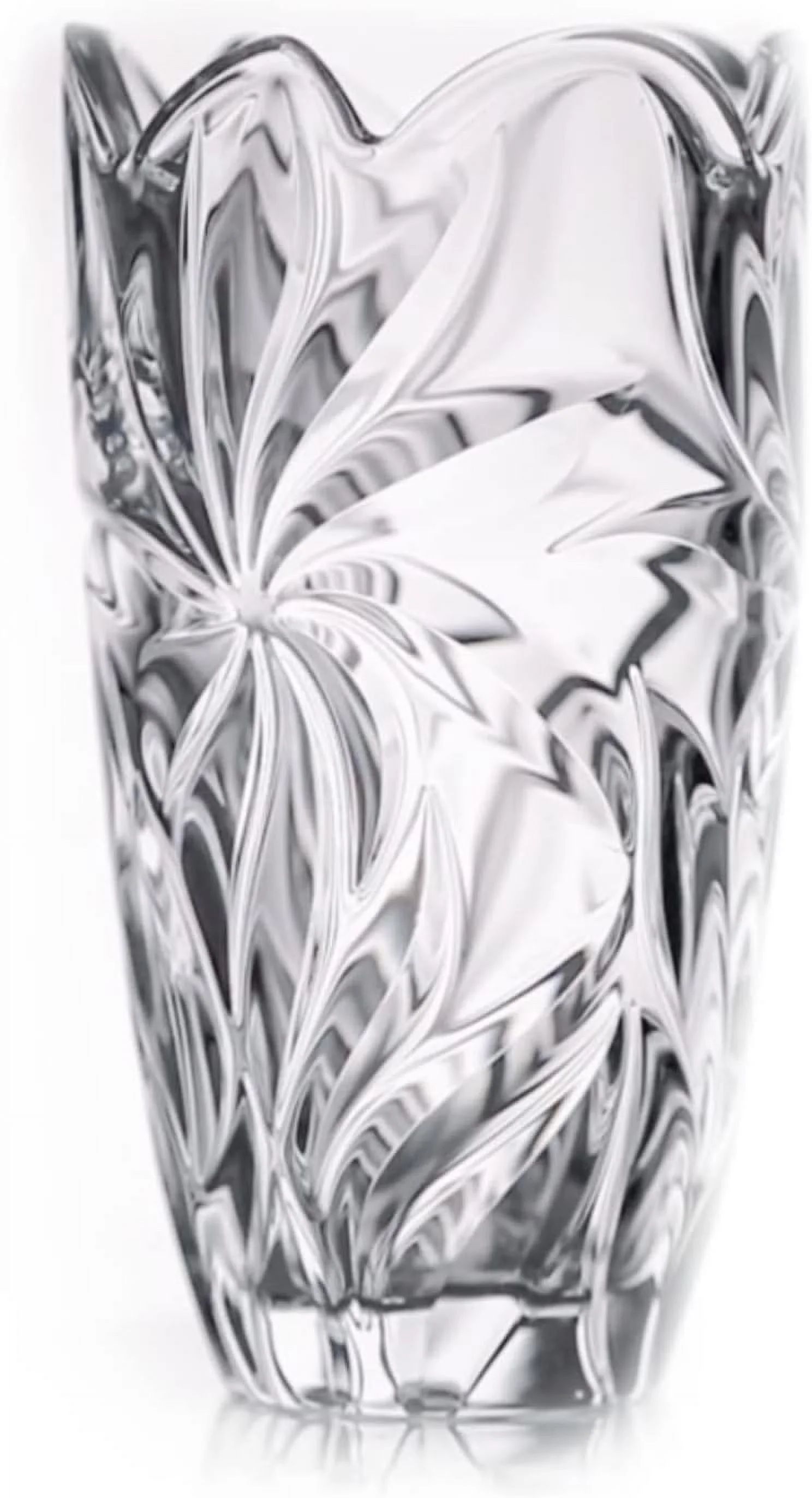 Bohemian Crystal Glass Vase 11