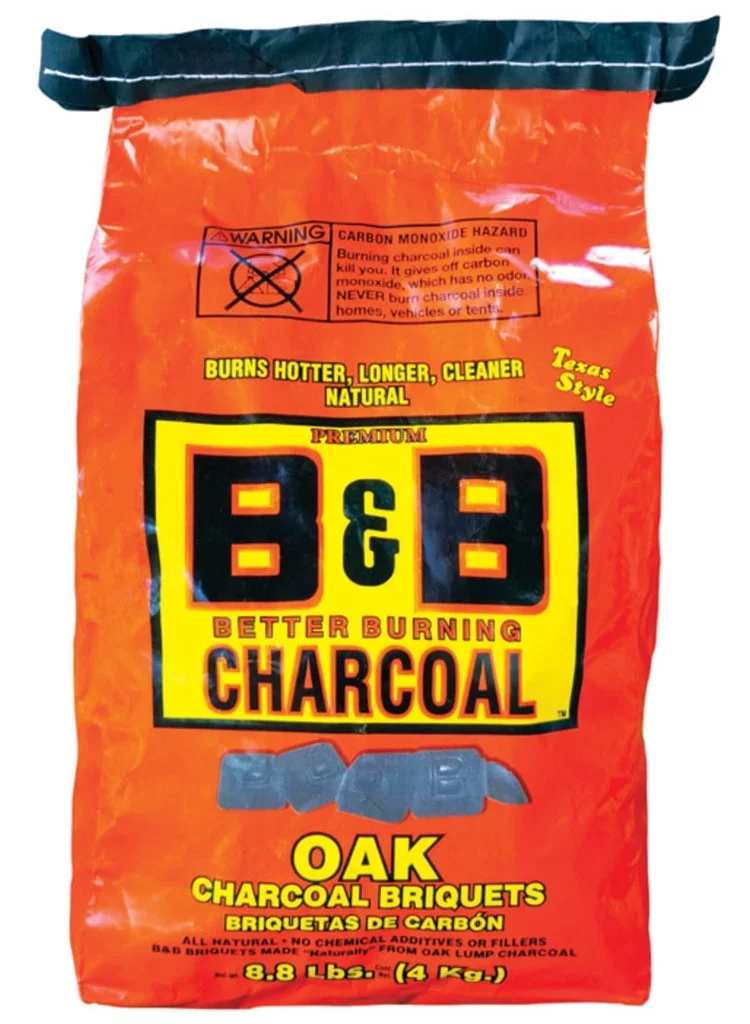 B & B Charcoal B & B Charcoal 00073 Organic Oak Charcoal Briquettes, 8.8 Lbs