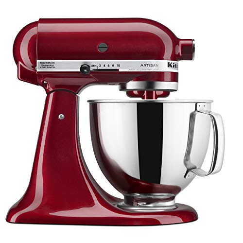 KitchenAid KSM150PSTG Artisan Series 5-Qt. Stand Mixer with Pouring Shield - Tangerine