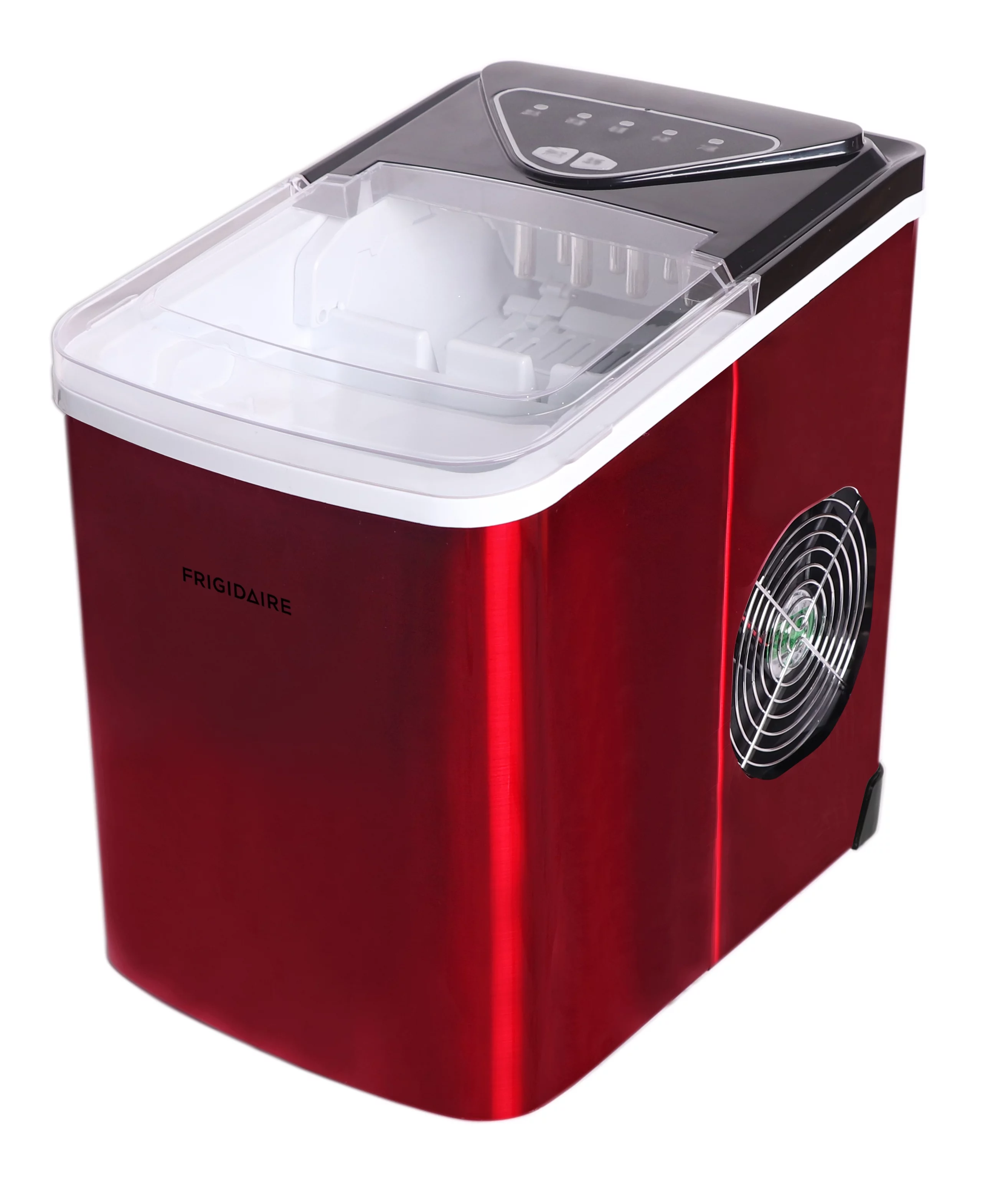 Frigidaire 26lb. Countertop Portable Ice Maker - (EFIC121-SSRED) Stainless Steel