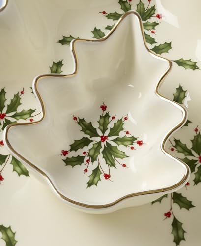 Lenox 882207 Hosting The Holidays Santa Spoon Rest, Christmas