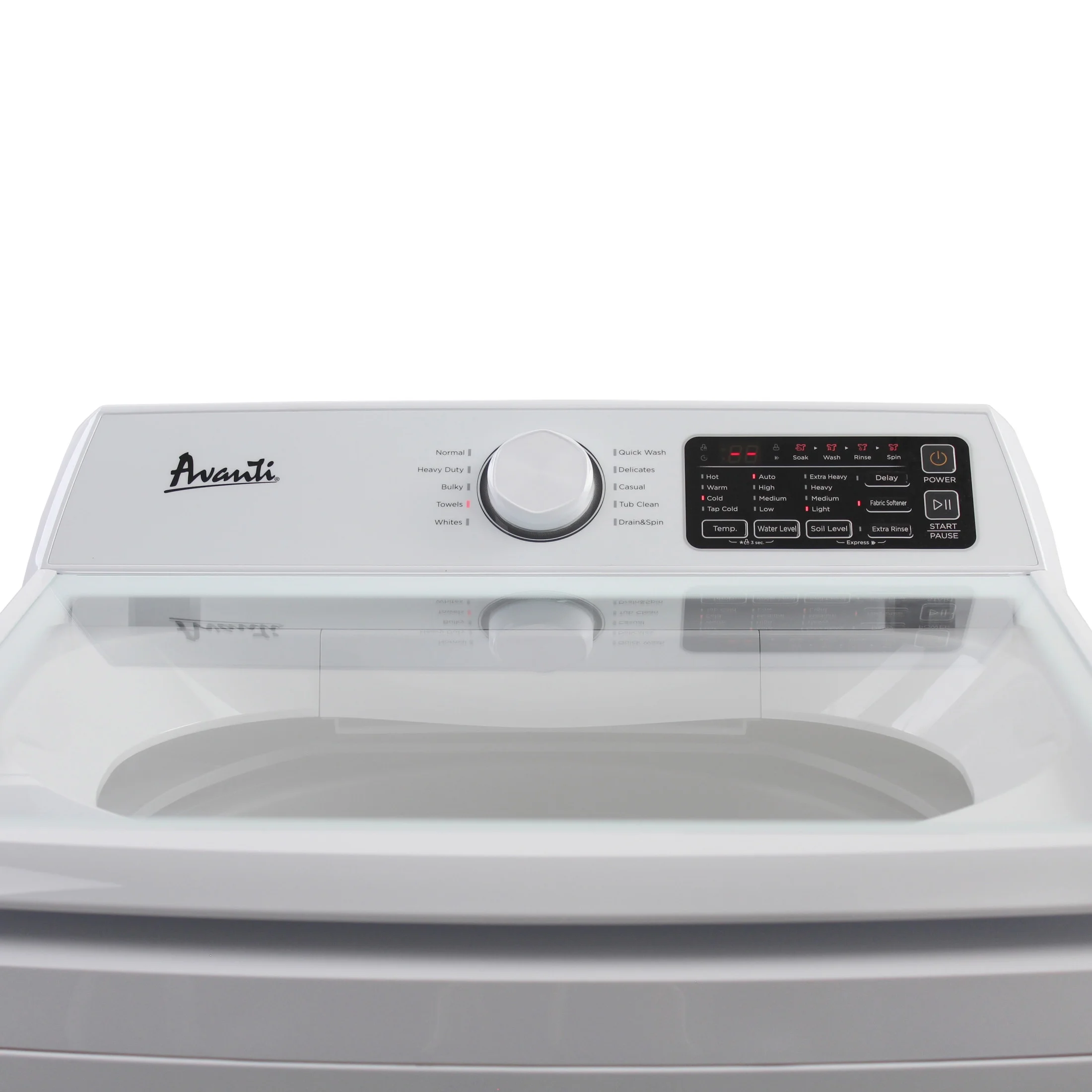 Avanti Top Load Washer, 4.4 Cu. ft. Capacity, in White (SLTW44D)