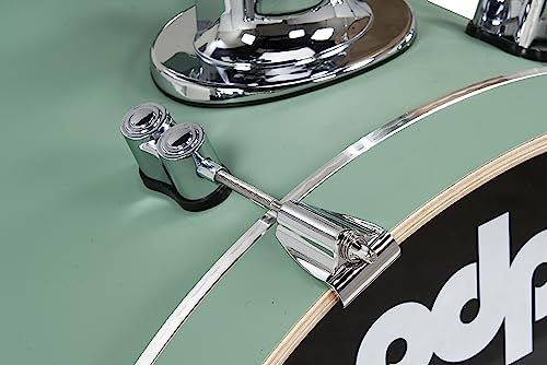 Pacific Drums & Percussion PDP Concept Maple 4-Piece Fusion, Satin Seafoam Drum Set Shell Pack (PDCM20FNSF), 8x10 &9x12 Tom,14x14 Floor Tom, 16x20 Kick Drum