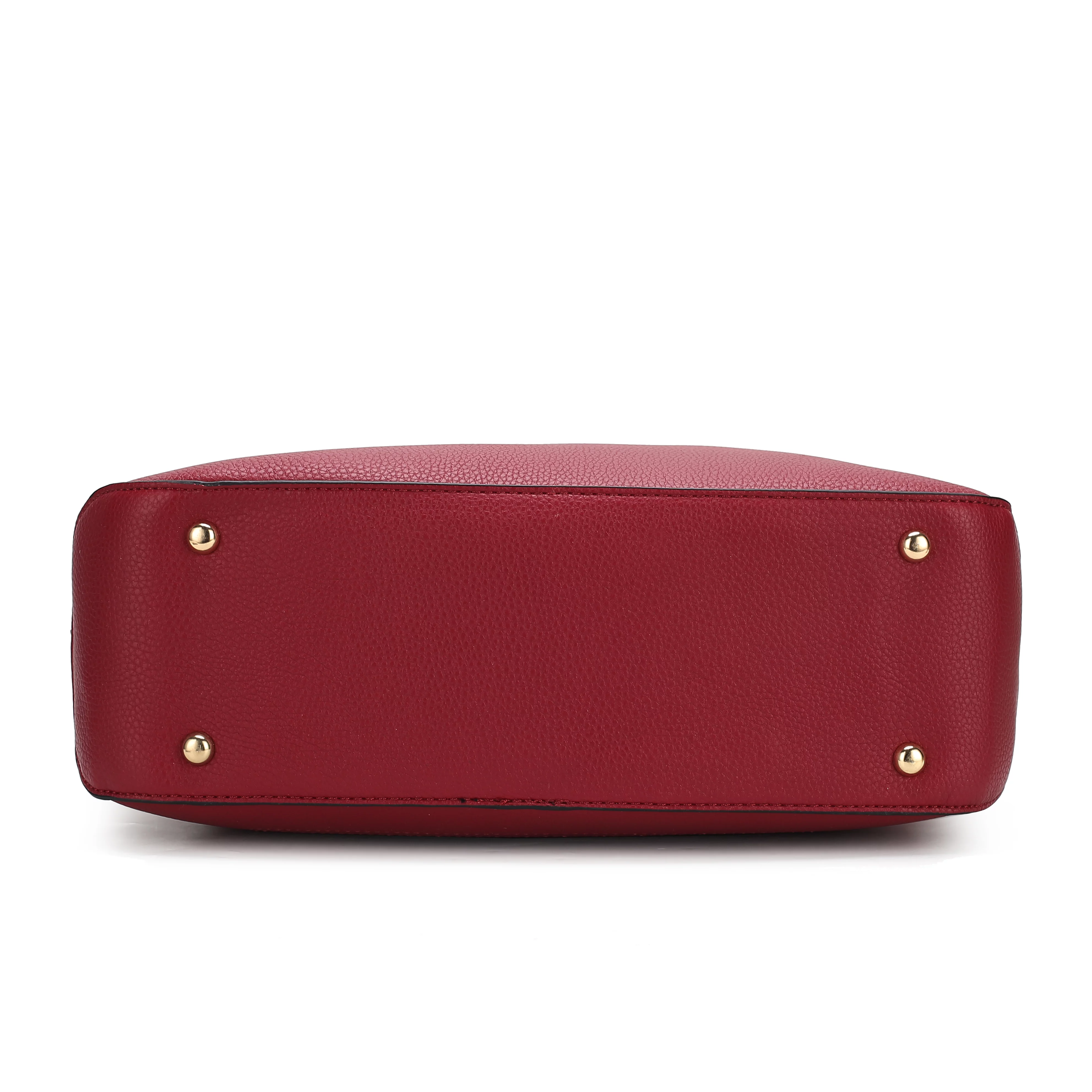 MKF Collection Gardenia Vegan Leather Women's Tote Bag & Wallet, Trend Crossbody Purse Handbag by Mia K - Red