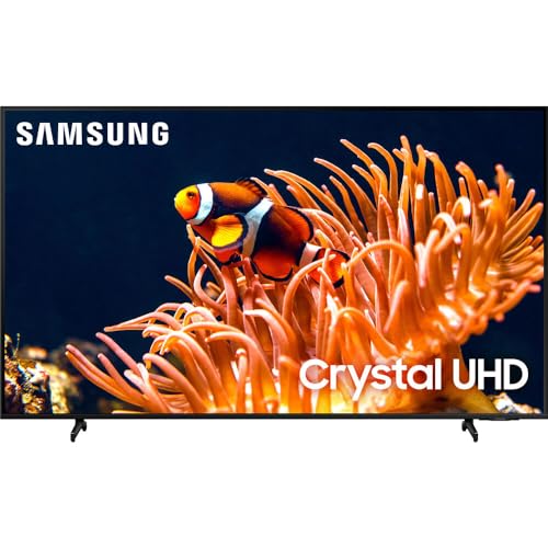 Samsung 65 Inch DU8000 Crystal UHD LED 4K Smart TV Bundle with 2 YR CPS Enhanced Protection Pack (2024 Model)