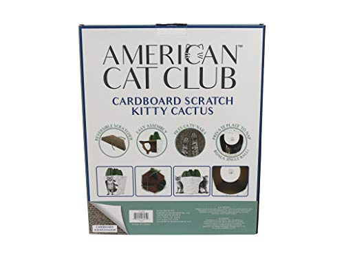 Christmas Cat House & Cat Scratcher w/Bonus Catnip Included