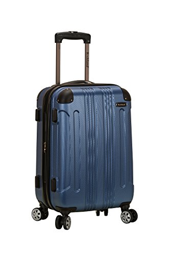 Rockland London Hardside Expandable Luggage with Spinner Wheels, Blue, Carry-On 20-Inch