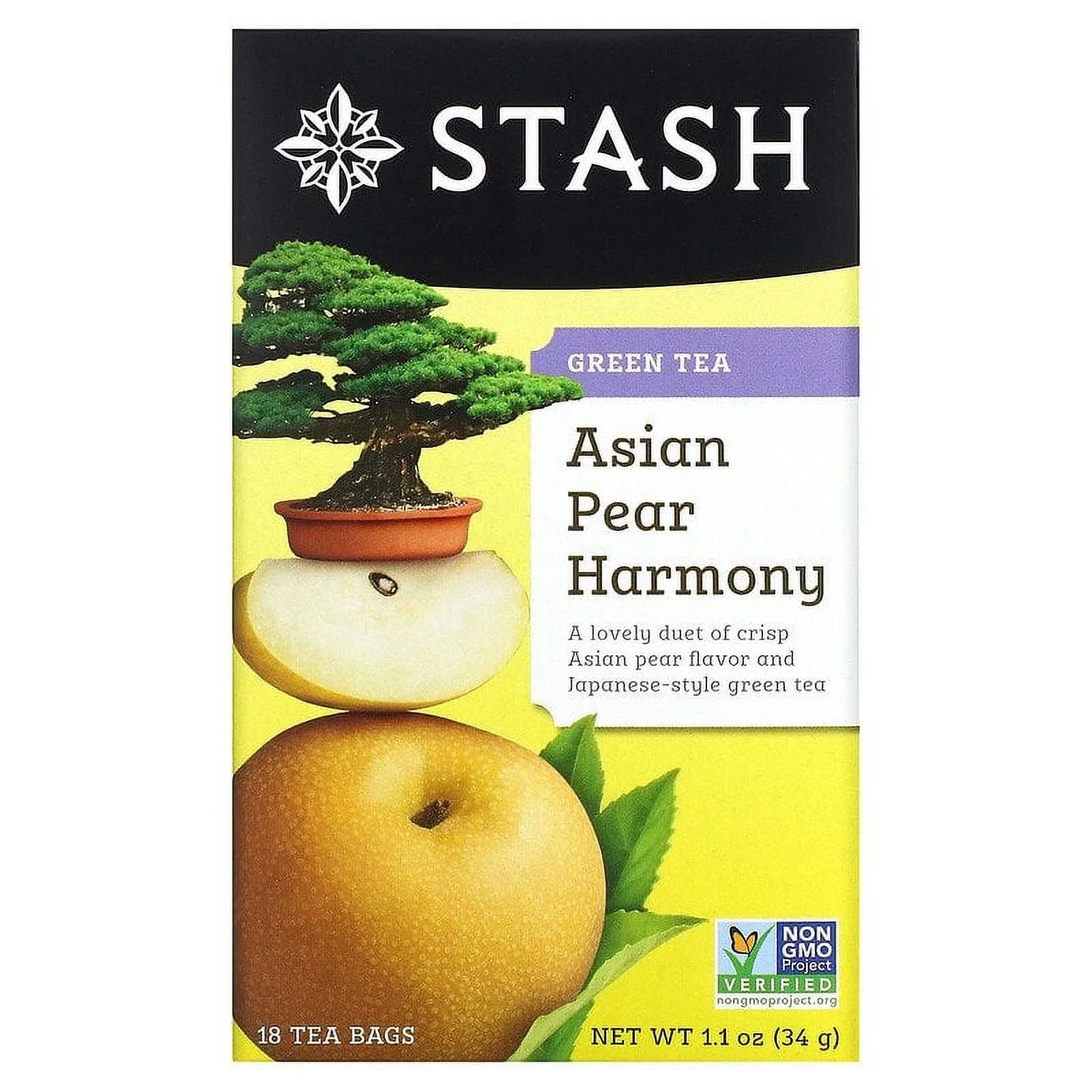 Stash Tea Asian Pear Harmony 18 ct Pack of 4