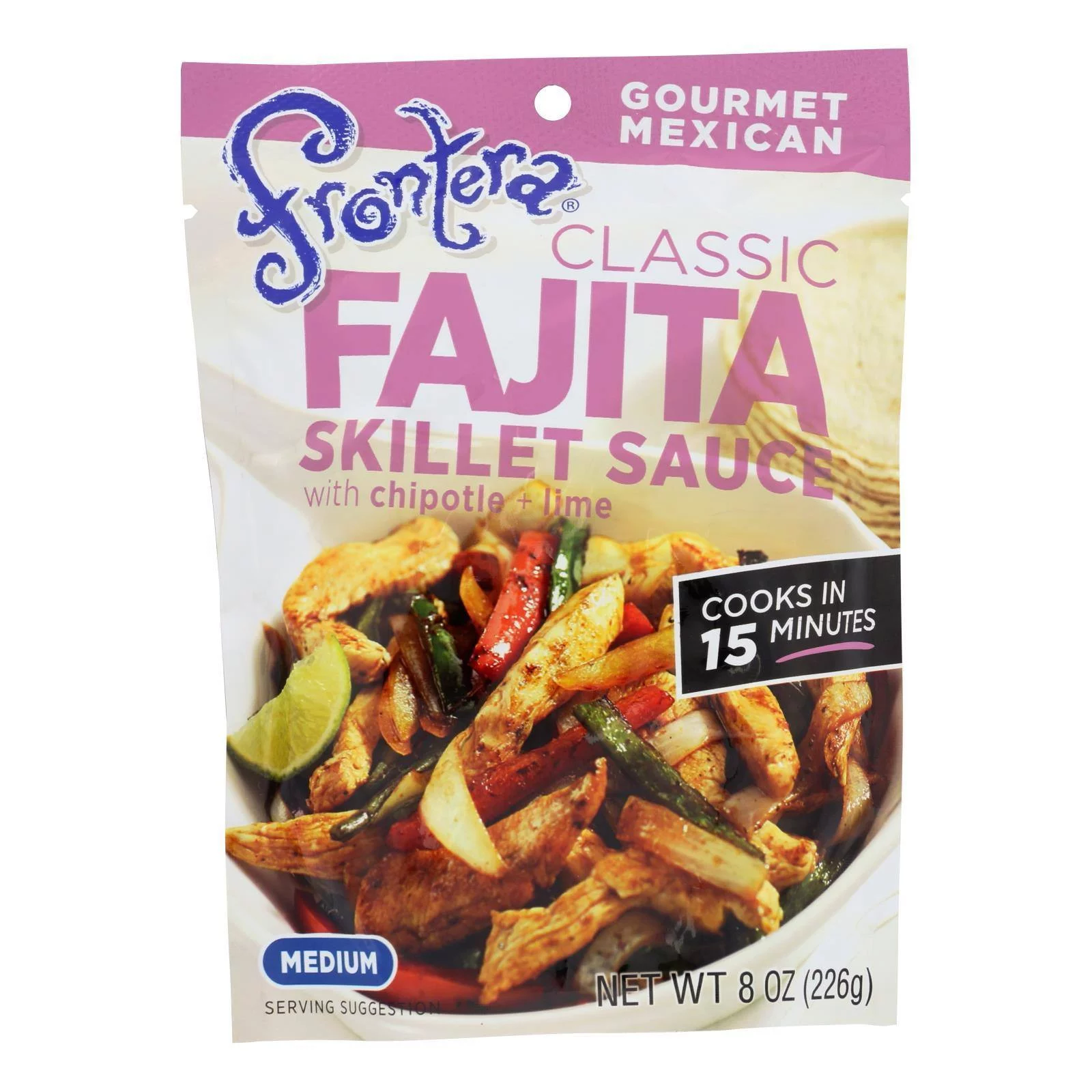 Frontera Foods Classic Fajita Skillet Sauce - Classic Fajita - Case of 6 - 8 oz.