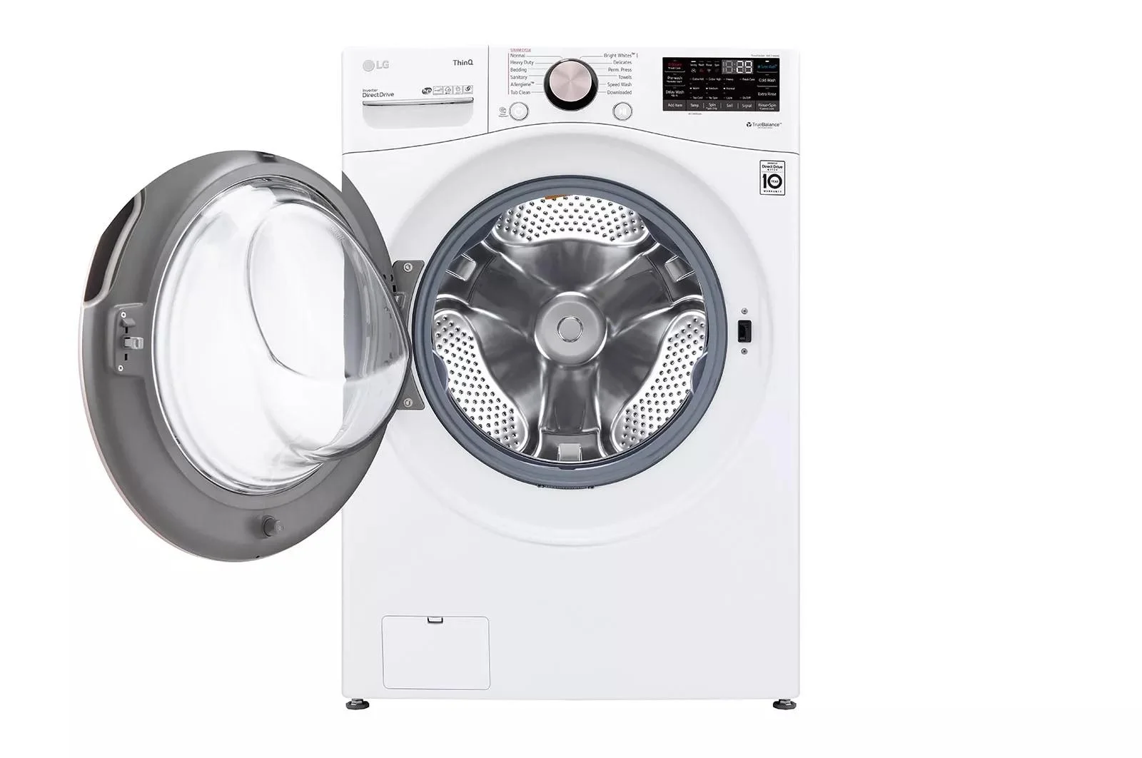 LG WM4000HWA 4.5 Cu. Ft. Ultra Large Capacity Smart wi-fi Enabled Front Load Washer with TurboWash 360Â° an