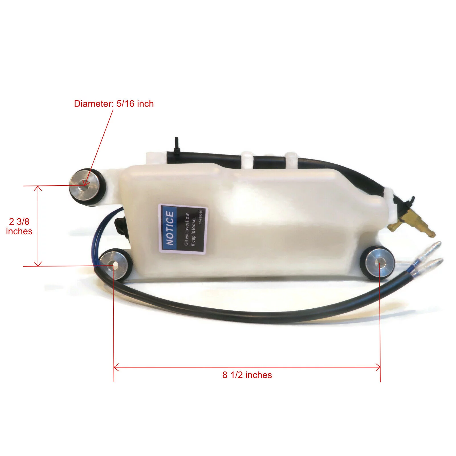 The ROP Shop | Oil Reservoir Tank For 2004 Mercury 135 HP 1135D73CE, 1135D73CT, 1135D73CY Motor