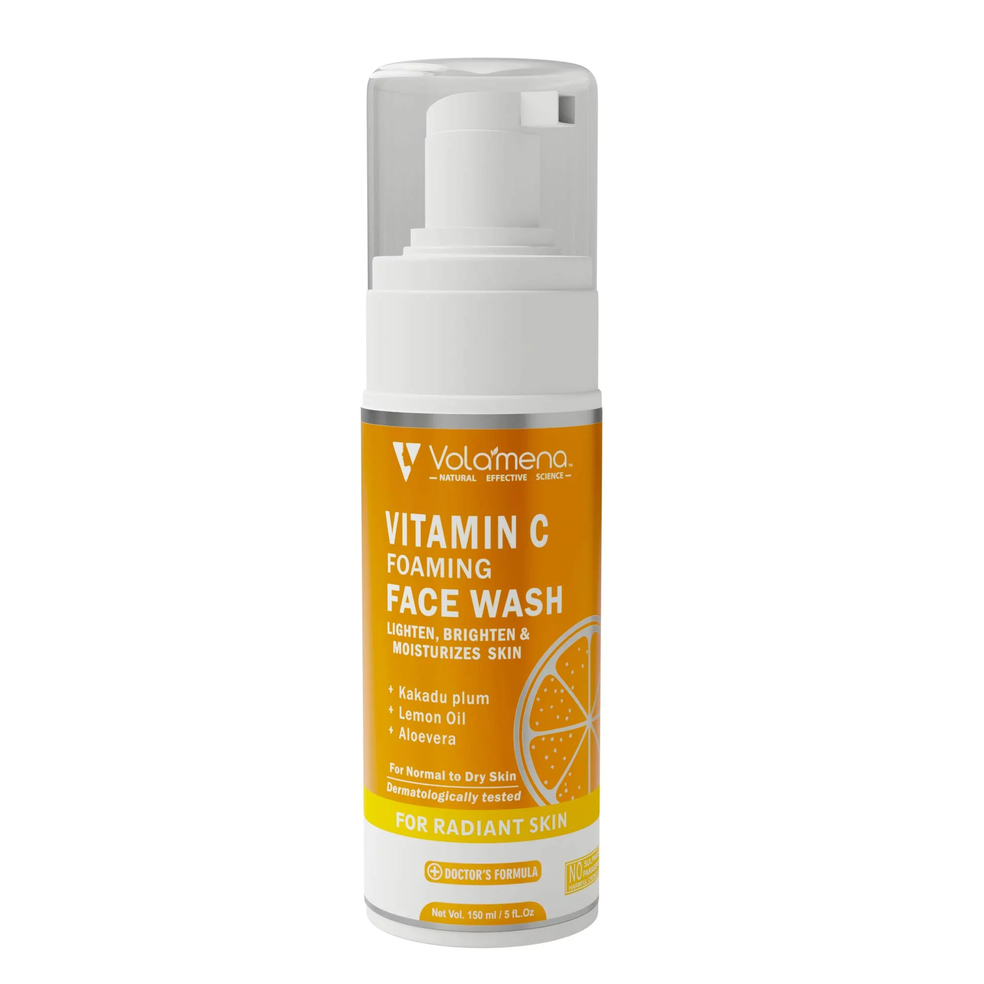 Volamena Vitamin C Lighten & Brighten Foaming Face wash