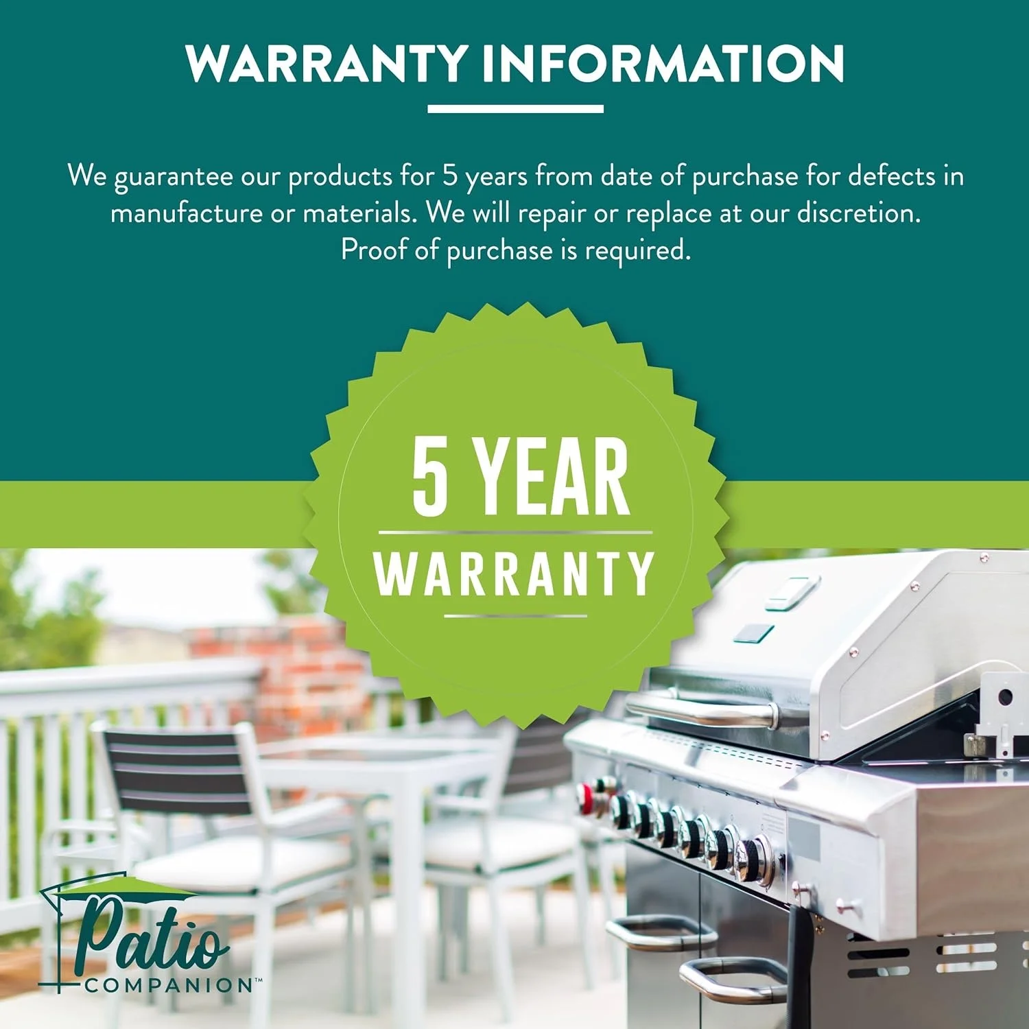 Patio Companion Kettle CVR (Black)