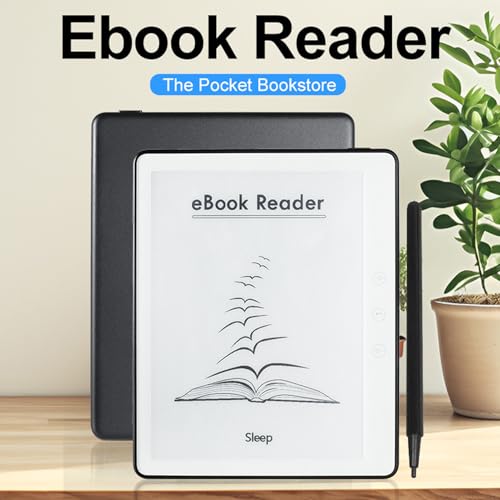 E Book Reader for Android 8.1 | 1GB 16GB | 5.76 Inch Touch Screen | Flat Ink Screen E Reader | 1500mAh Battery | E Readers for Kids, Adults & Seniors