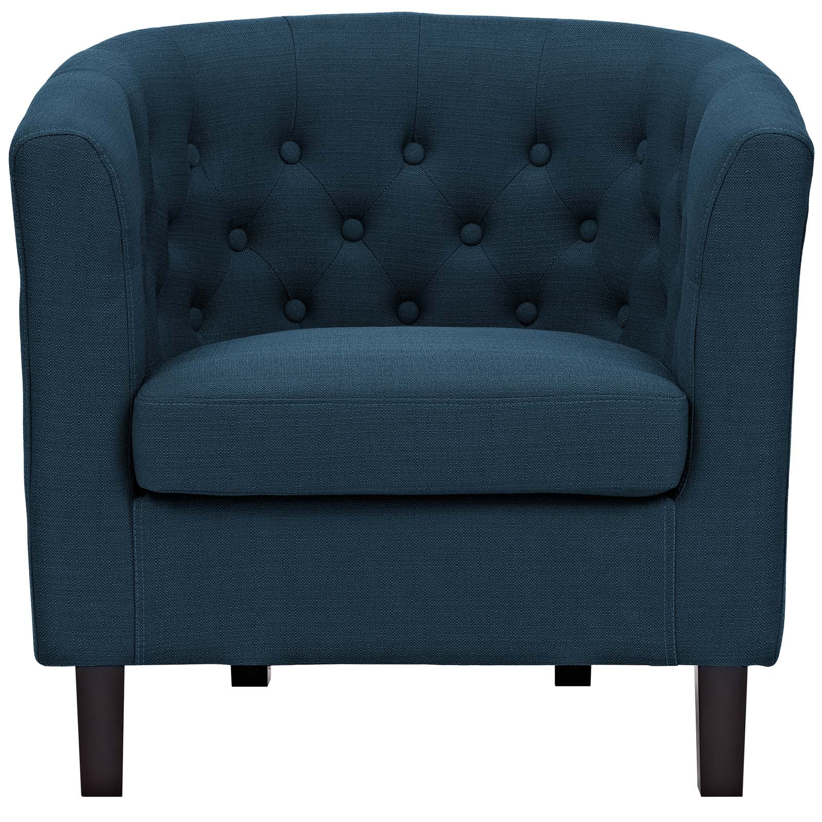 Modway Prospect Upholstered Fabric Armchair in Azure