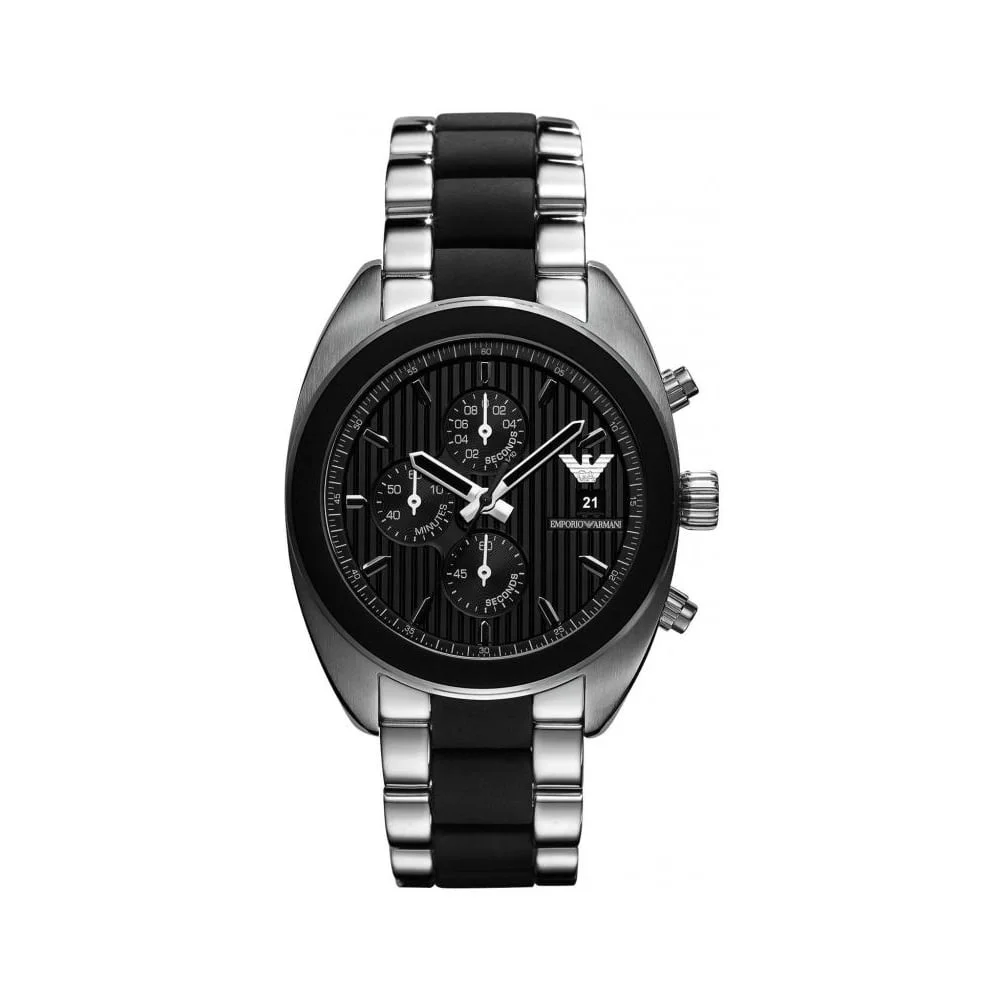 WATCH ARMANI STAINLESS STEEL BLACK BLACK MEN AR5952