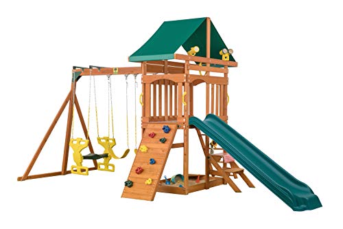 Sky View Cedar Backyard Playset | W: 17'10