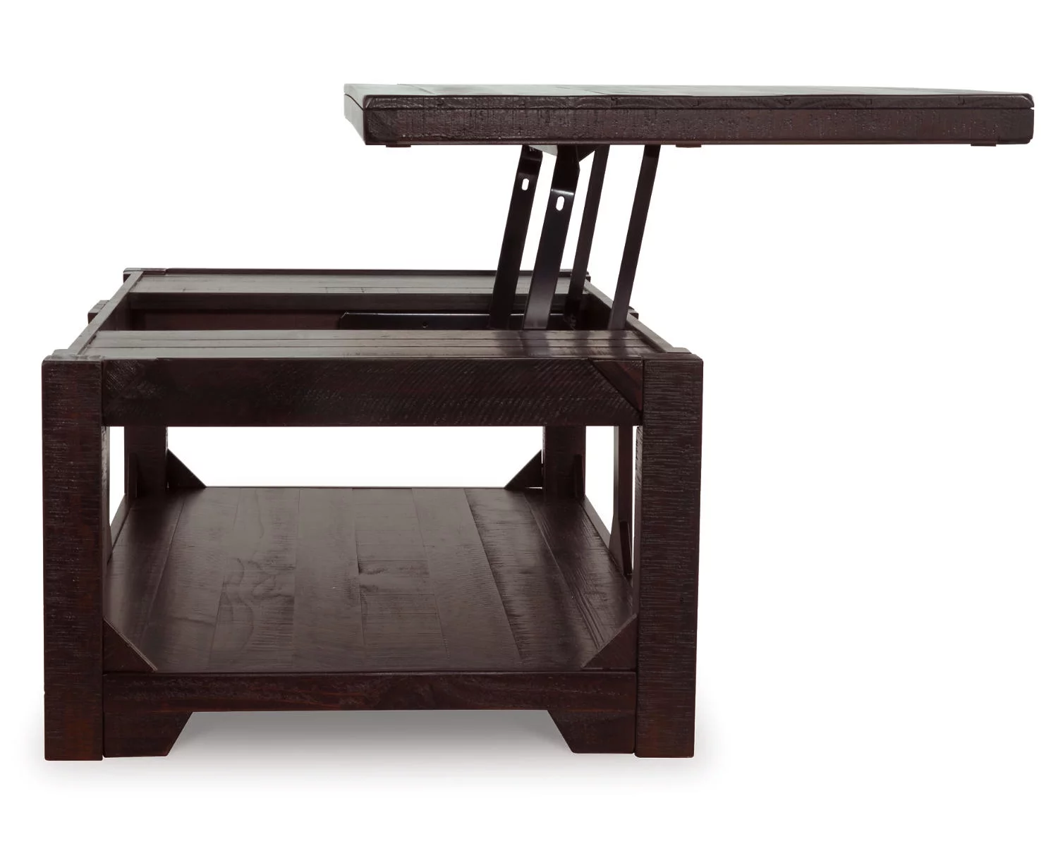 Signature Design by Ashley Casual Rogness Coffee Table with Lift Top Rustic Brown