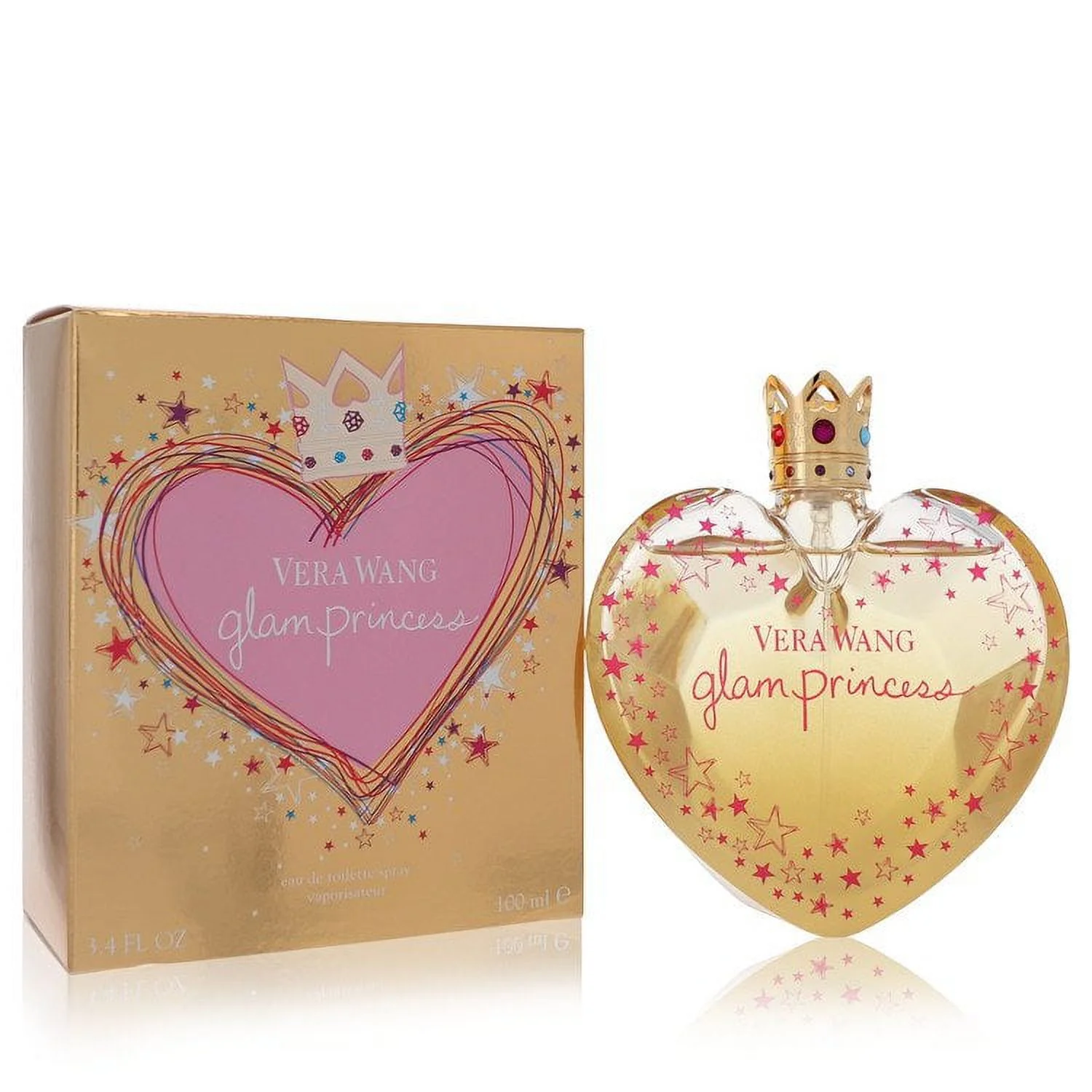 Vera Wang Glam Princess by Vera Wang Eau De Toilette Spray 3.4 oz for Female