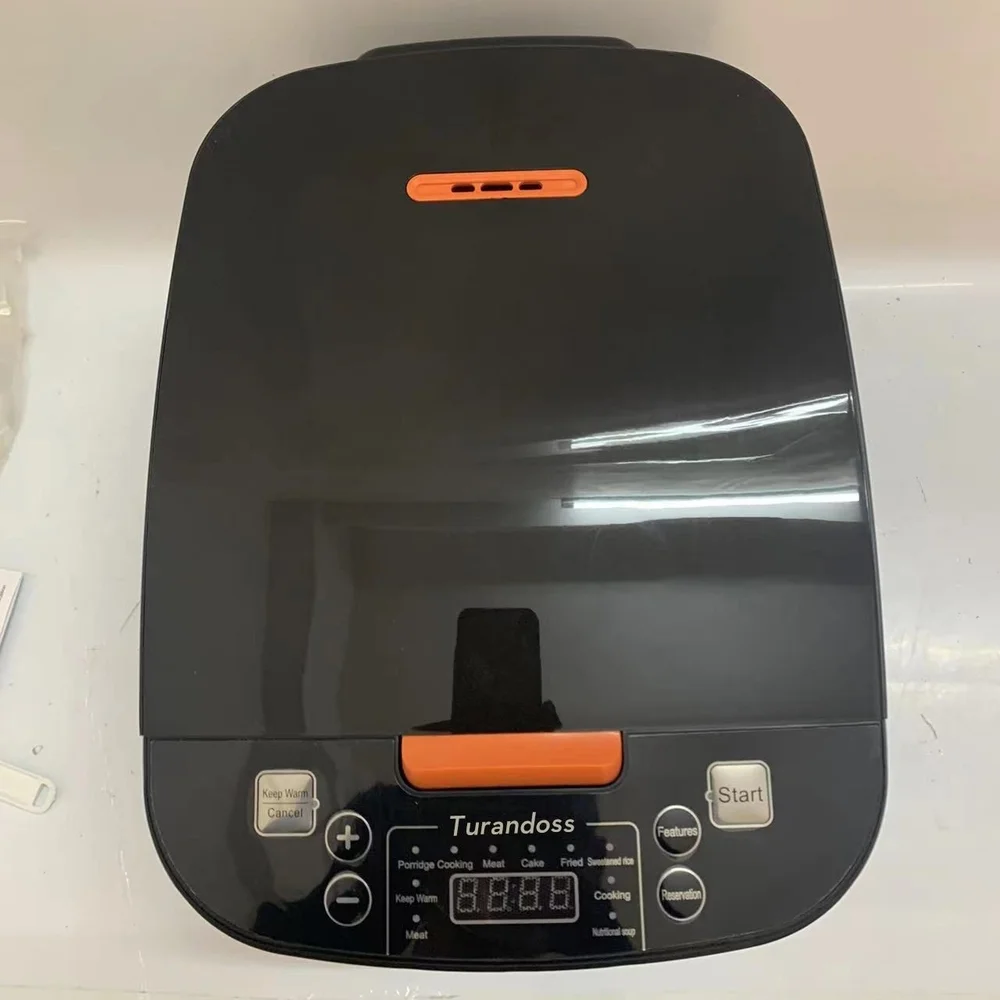 Turandoss 1 Mini Electric Pressure Cooker, Slow Rice Cooker, Steamer, Sauté, Yogurt Maker, Warmer & Sterilizer, Includes Free App with over 1900 Recipes