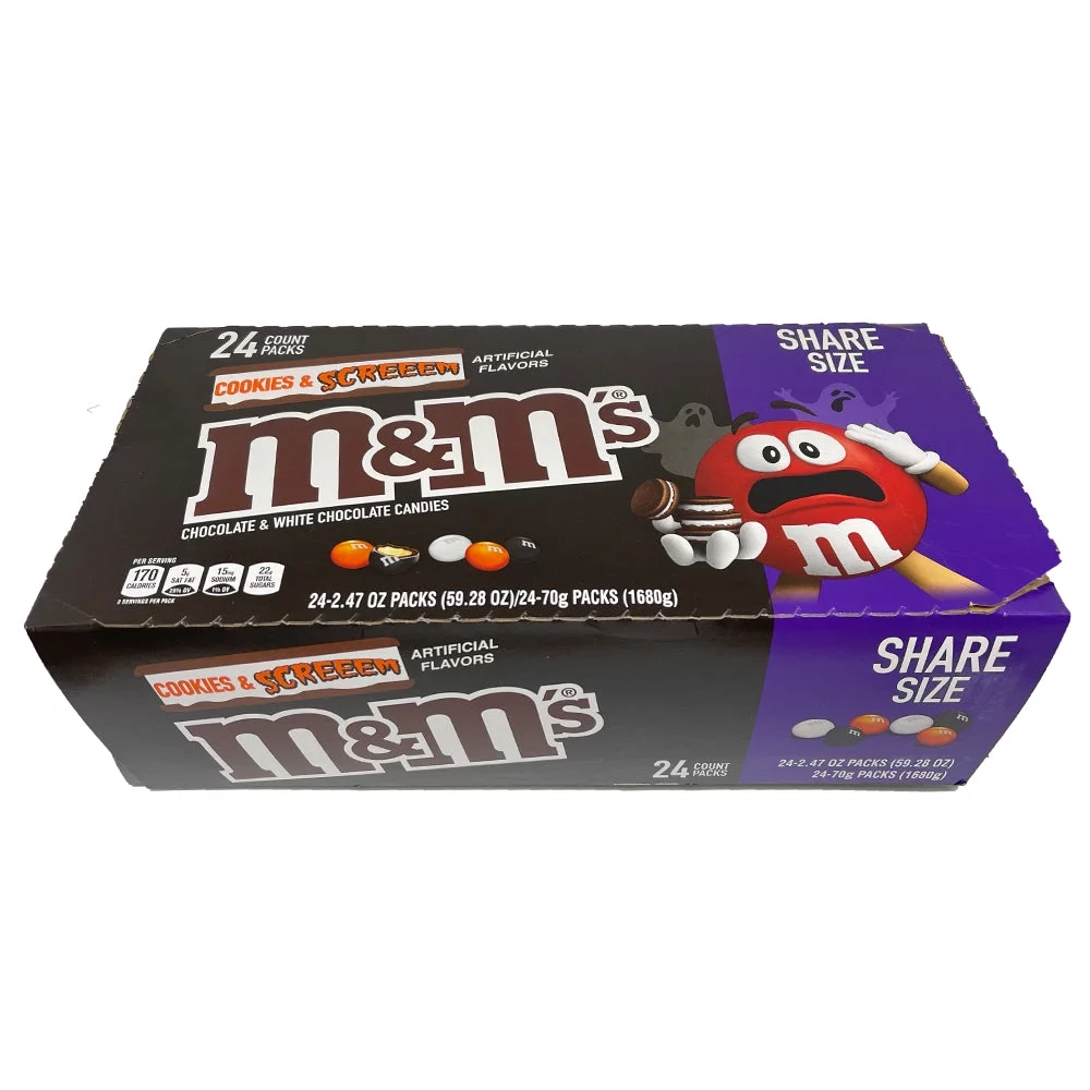 Halloween M&M Cookies and Screeem 2.47 oz. Share Size
