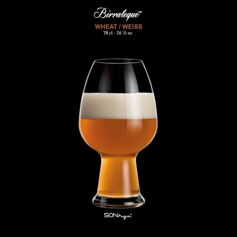 Luigi Bormioli Birrateque 26.5oz Wheat Glass | Set of 2