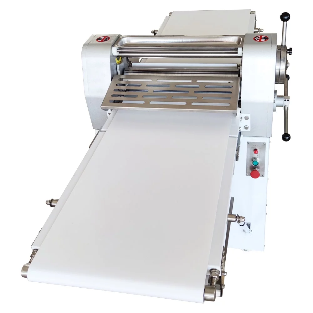 Techtongda Dough Sheeter Dough Roller Machine Fondant Flattener Pizza Pastry Sheeter Bakery Baking Equipment Commercial Use 220V