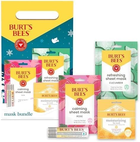 Burt's Bees Gifts Ideas - Classics Set, 6 Products in Giftable Tin – Cuticle Cream, Hand Salve, Lip Balm, Res-Q Ointment, Hand Repair and Foot Cream