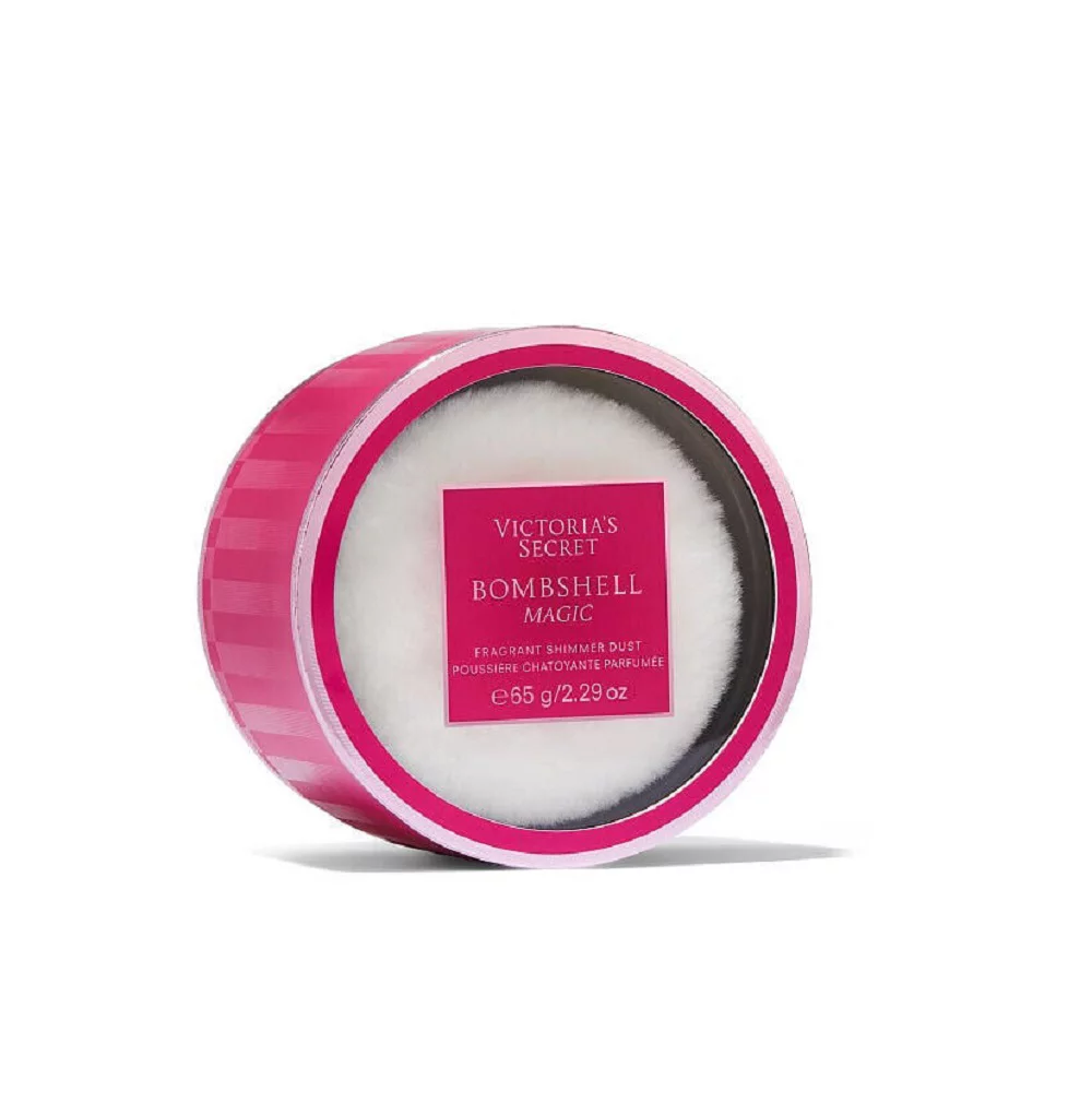 Victoria's Secret Bombshell Magic Fragrance Shimmer Dust New Puff Powder New