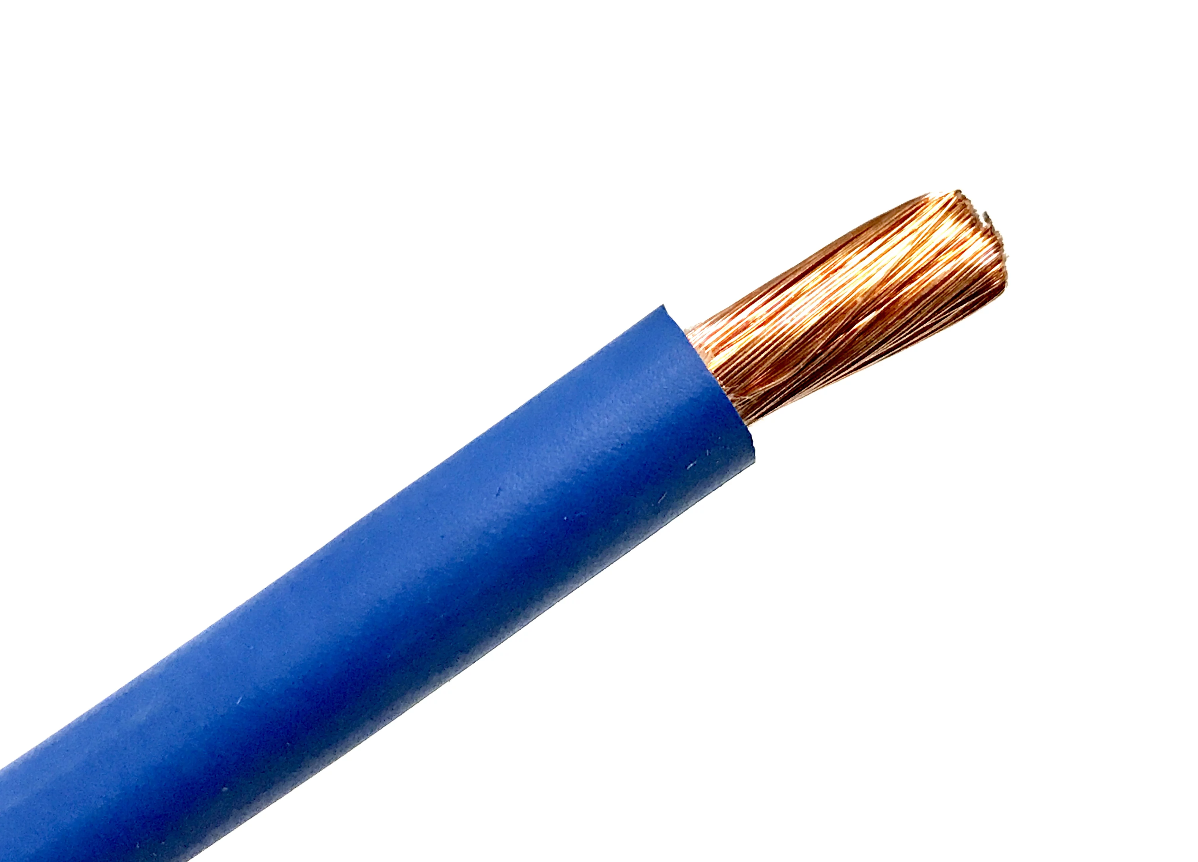 AC/DC Wire And Supply 6 AWG Heavy Duty Extra Flexible Welding Lead Car Audio Solar Battery Cable 600 VOLT Made in the USA (100 ft Blue)