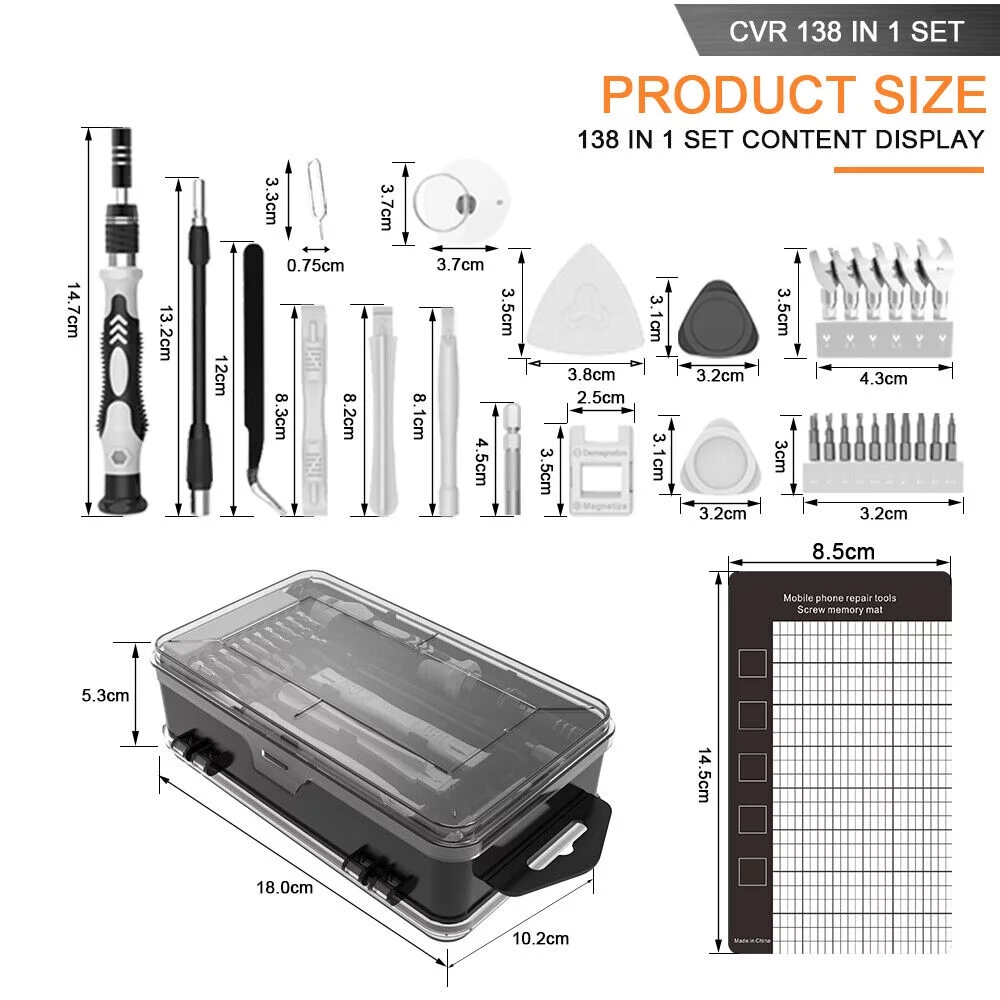 Multifunctional Screwdriver Tool Set: Repairs Made Easy
