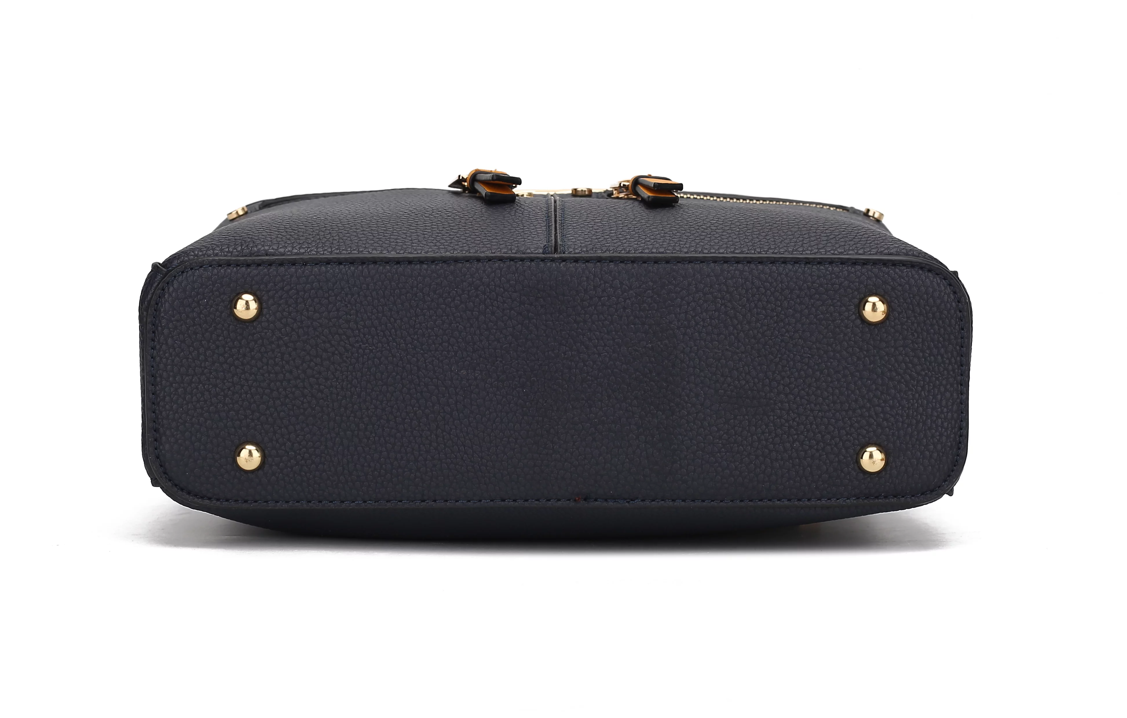 MKF Collection Zoely Vegan Leather Women's Crossbody Bag by Mia K., White Charcoal