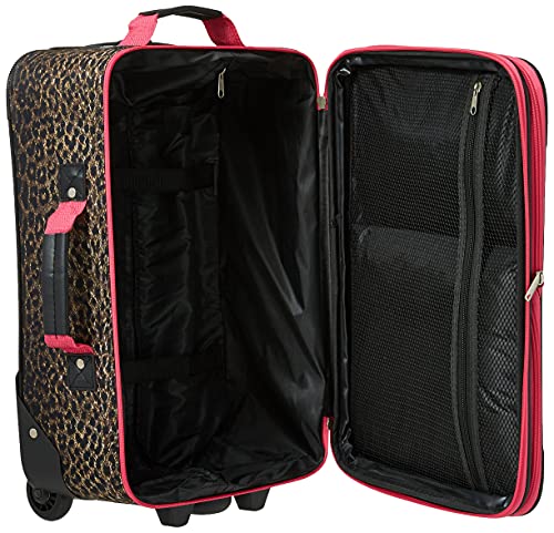 Rockland Fashion Expandable Softside Upright Luggage Set, Charcoal, 2-Piece (14/19)