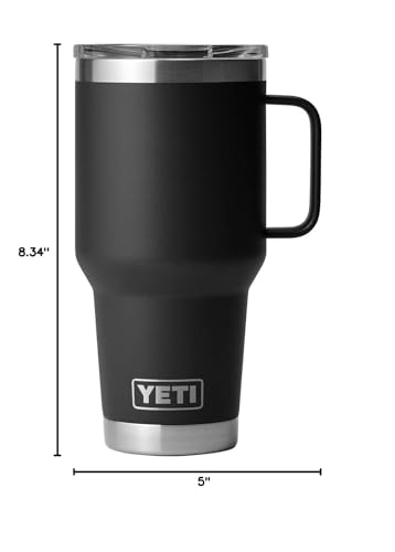 YETI Rambler 30 oz Travel Mug, Stainless Steel, Vacuum Insulated with Stronghold Lid