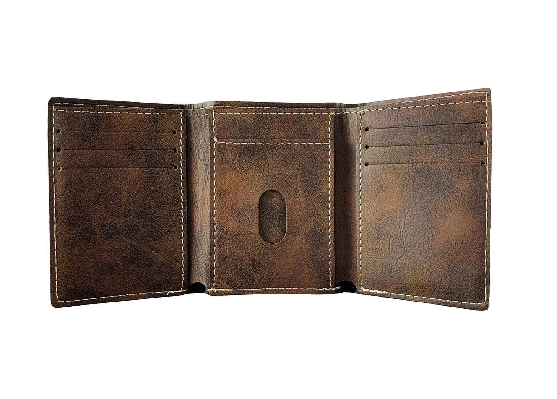 McDonough Irish Coat of Arms Rustic Leather Wallet