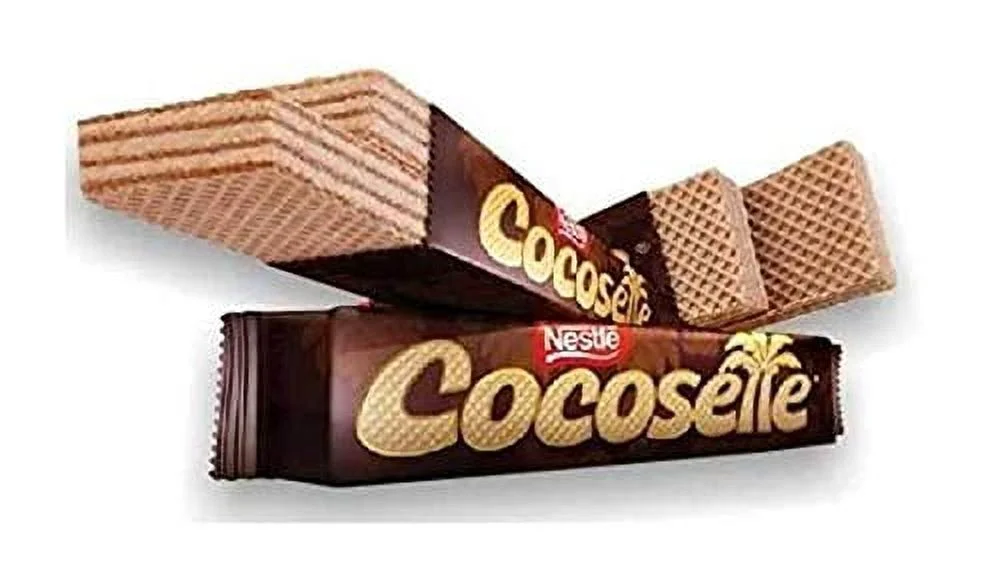 Cocosette, Wafer Cookie Filled with Coconut Cream - 50g each (Pack of 54)
