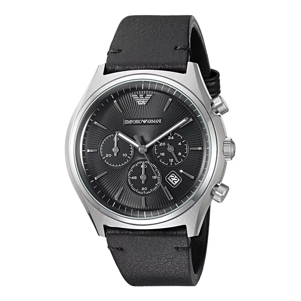 WATCH ARMANI STAINLESS STEEL BLACK BLACK MEN AR1975