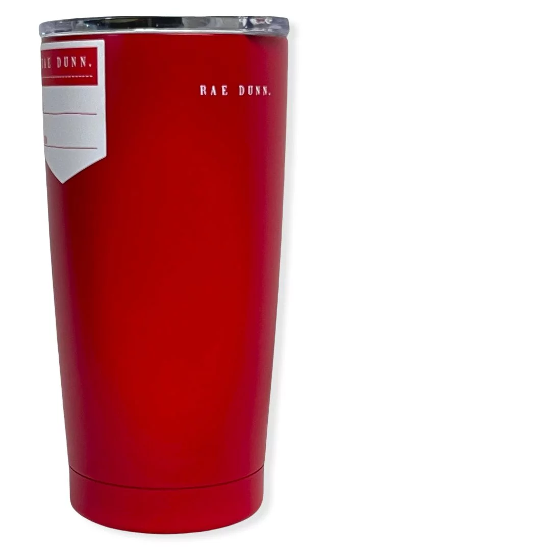 Rae Dunn Red FELIZ NAVIDAD LL Insulated Stainless Steel Tumbler 17 oz Christmas Holiday