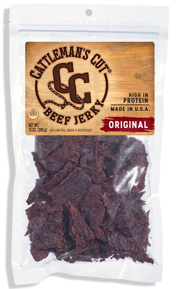 Cattleman's Cut Original Beef Jerky 10oz Resealable Bag