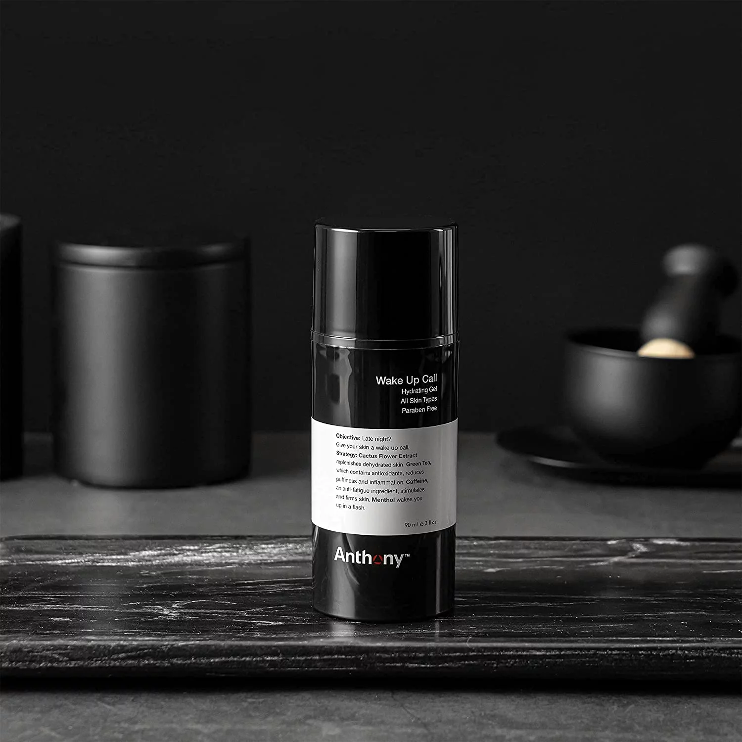 Anthony Wake Up Call, 3 Fl Oz and Anthony Glycolic Exfoliating and Resurfacing Wipes, 30 Count