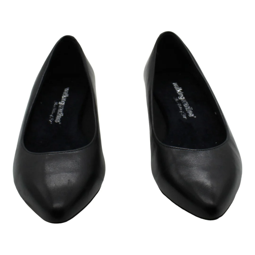 Walking Cradles Reece (Black Leather) Women's Shoes