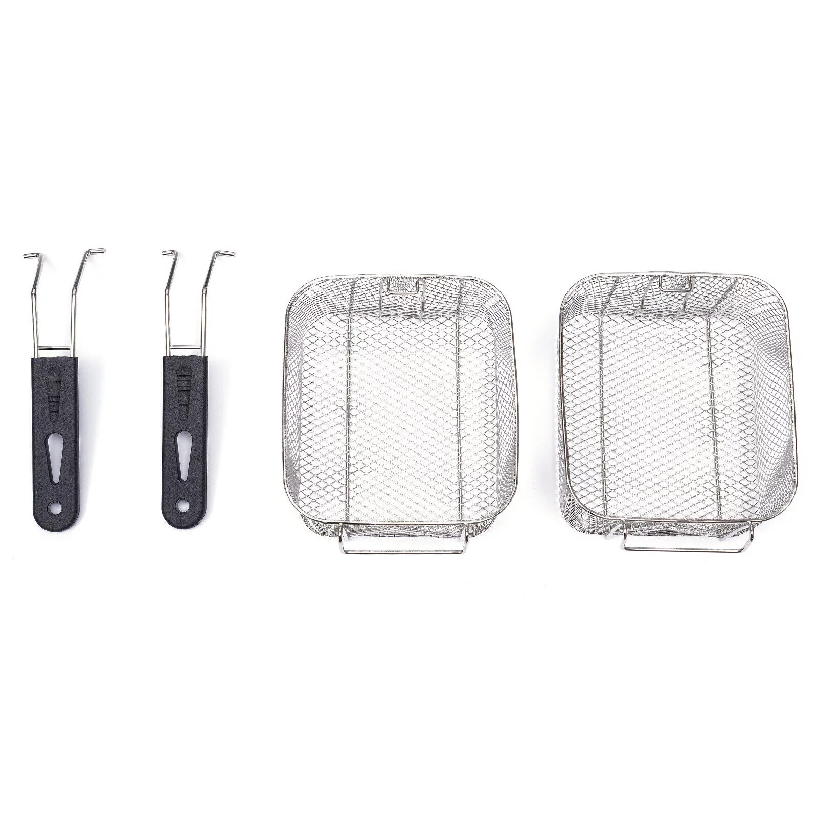 ZhdnBhnos 6L*2 Dual Tank Commercial Countertop Gas Deep Fryer 2 Basket Cooker Kitchen Frying Machine 12L Stainless Steel Propane(LPG)