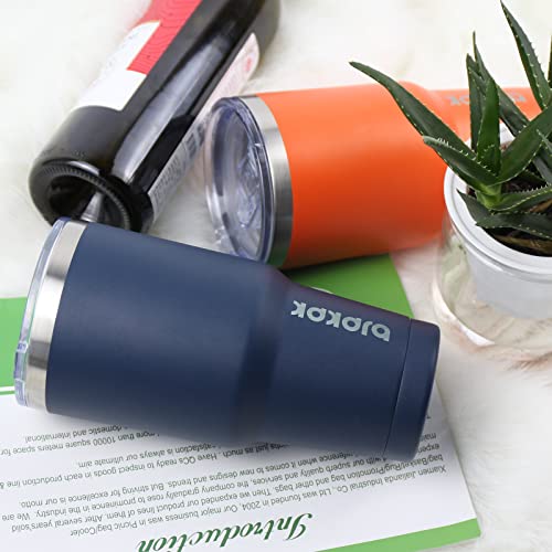 BJPKPK Insulated Tumbler 20 oz Stainless Steel Coffee Travel Thermal Cup With lids And Straws,Light Pink