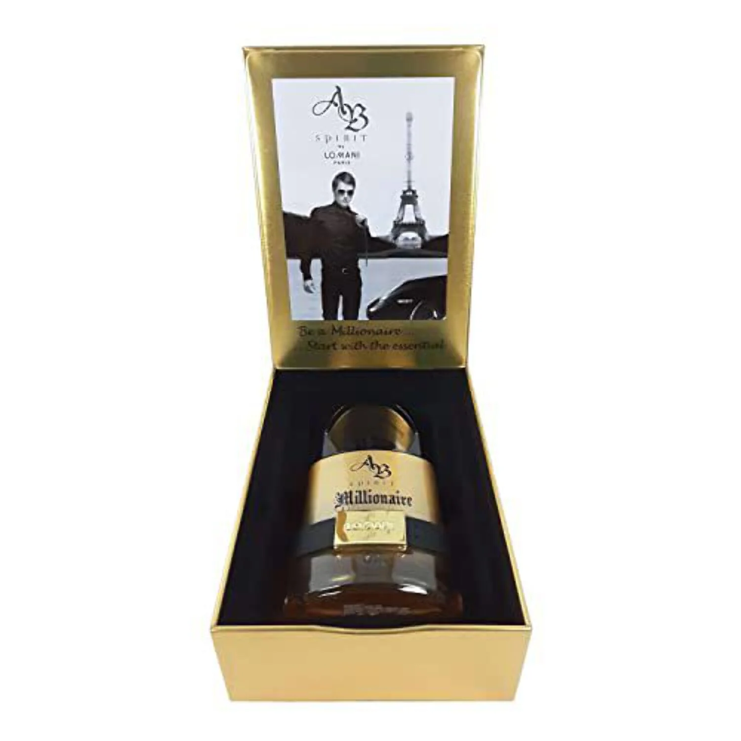 AB SPIRIT MILLIONAIRE Cologne. EAU DE TOILETTE SPRAY 3.3 oz / 100 ML By Lomani - Mens