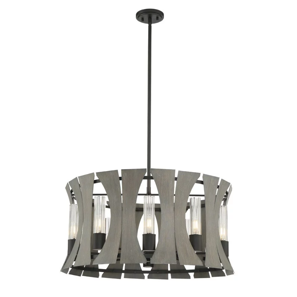 40W 10 Led Chandelier In Transitional Style 28.5 Inches Wide By 14.5 Inches High Eurofase Lighting 38164-019