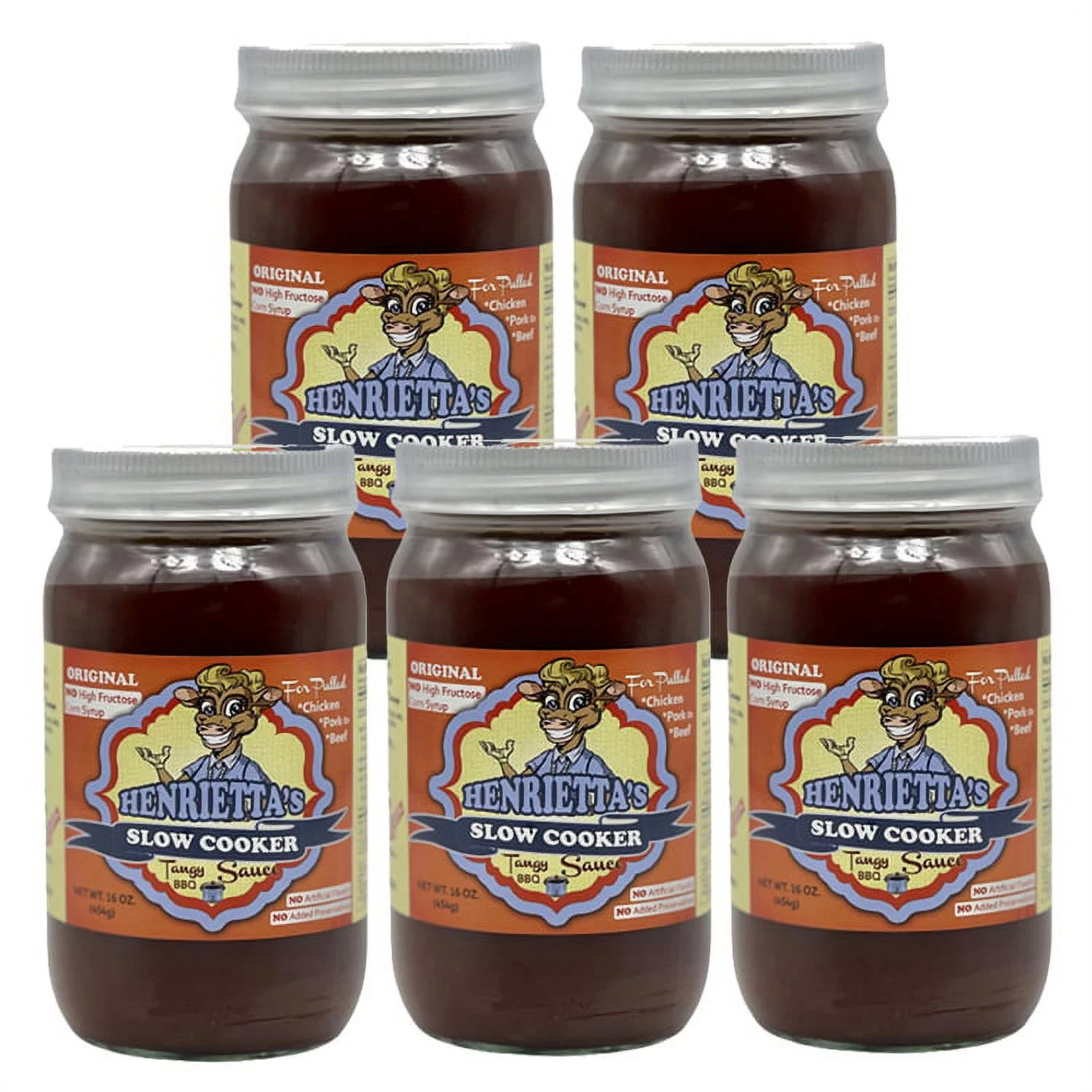 Henrietta's BBQ Slow Cooker Sauce (Pack of 5)