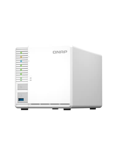 QNAP TS-464-8G-US 4 Bay High-Performance Desktop NAS with Intel Celeron Quad-core Processor, M.2 PCIe Slots and Dual 2.5GbE (2.5G/1G/100M) Network Connectivity (Diskless)